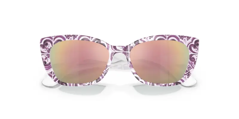 Bambino DX4427 34595R Occhiali da sole Acetato Multi-colore Grigio Cat Eye Normale miniatura 2