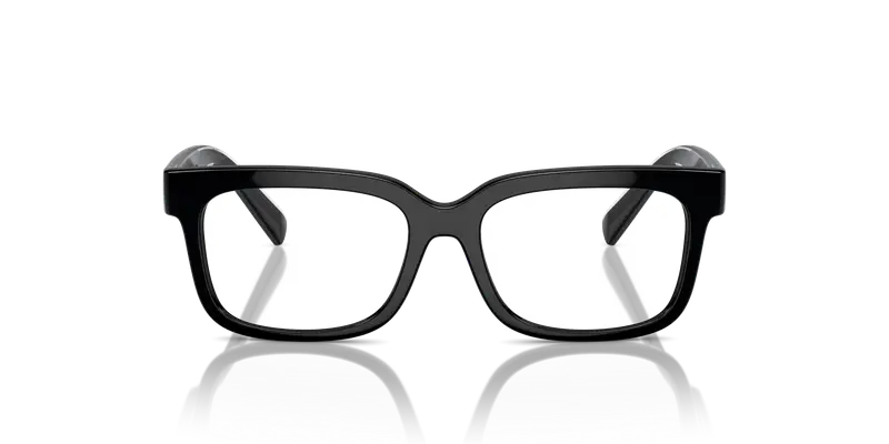 Dolce & Gabbana Bambino DX5002 501 Montature da vista Iniettato Nero Trasparente Squadrata Normale miniatura 2