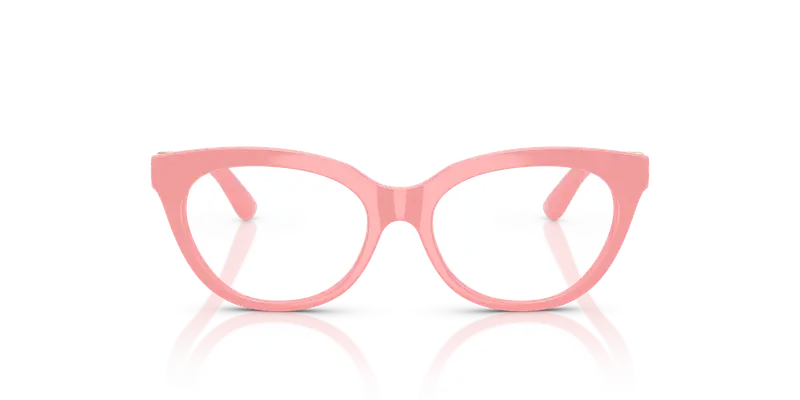 Dolce & Gabbana Bambino DX5005U 3098 Montature da vista Iniettato Rosa Trasparente Farfalla Normale miniatura 2