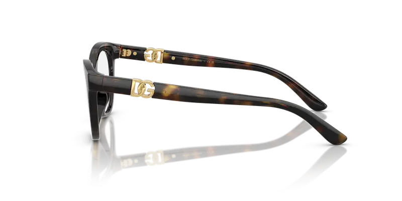 Dolce & Gabbana Bambino DX5005U 502 Montature da vista Iniettato Tartaruga Trasparente Farfalla Normale miniatura 3