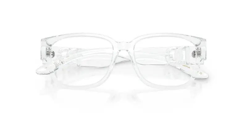 Bambino DX5006 3133 Montature da vista Iniettato Trasparente Trasparente Squadrata Normale miniatura 2