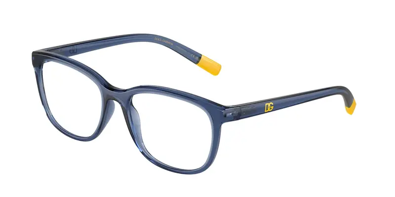 Dolce & Gabbana Bambino DX5094  3009 Montature da vista Nylon Blu Trasparente Squadrata Normale