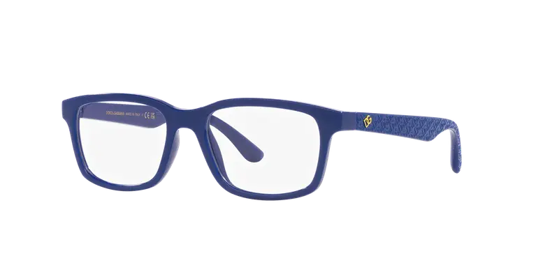 Dolce & Gabbana Bambino DX5097 3094 Montature da vista Nylon Blu Trasparente Squadrata Normale miniatura 2