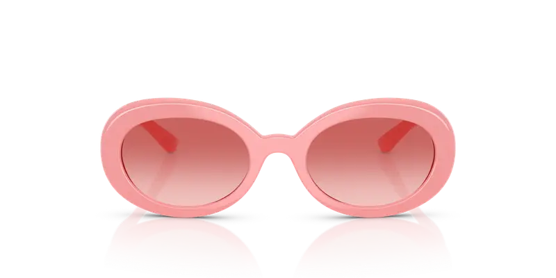 Dolce & Gabbana Bambino DX6007U 30982B Occhiali da sole Iniettato Rosa Rosa Rotonda Normale Sfumato miniatura 2