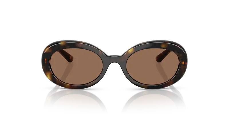 Dolce & Gabbana Bambino DX6007U 502/73 Occhiali da sole Iniettato Tartaruga Marrone Rotonda Normale miniatura 2