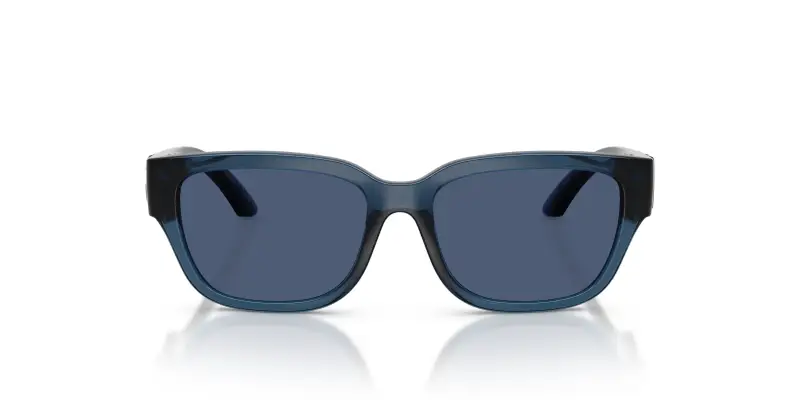 Bambino DX6009 300980 Occhiali da sole Iniettato Blu Blu Squadrata Normale miniatura 3