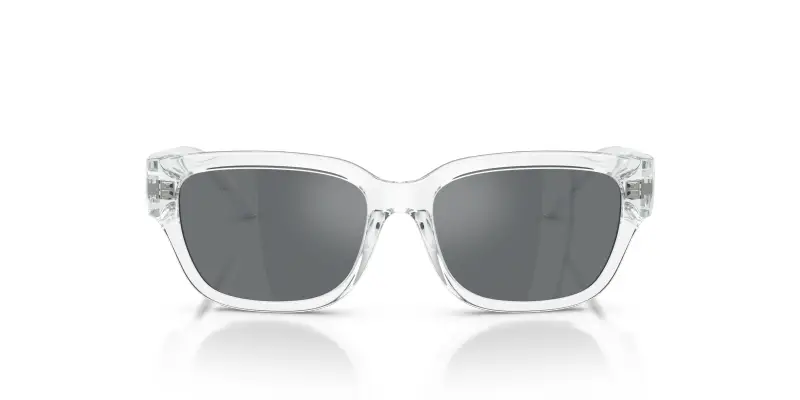 Bambino DX6009 31336G Occhiali da sole Iniettato Trasparente Grigio Squadrata Specchiate miniatura 3