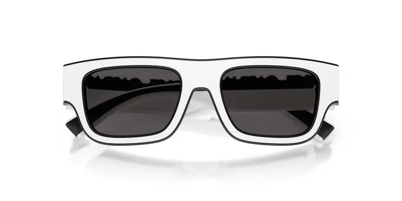 Bambino DX6011 346587 Occhiali da sole Iniettato Nero Grigio Squadrata Normale miniatura 2