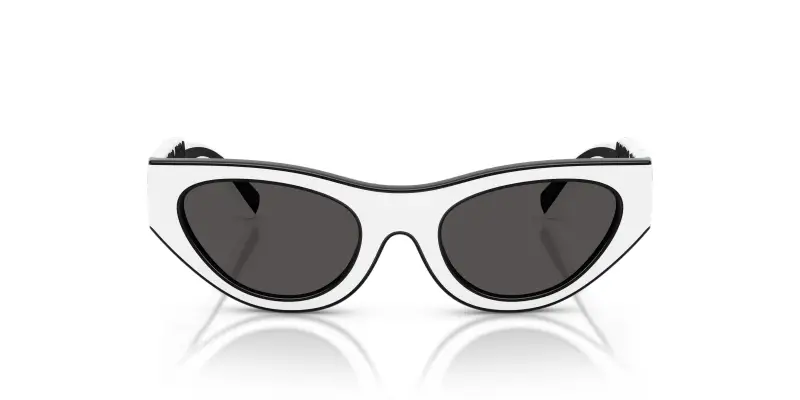 Bambino DX6012 346587 Occhiali da sole Iniettato Nero Grigio Cat Eye Normale miniatura 3