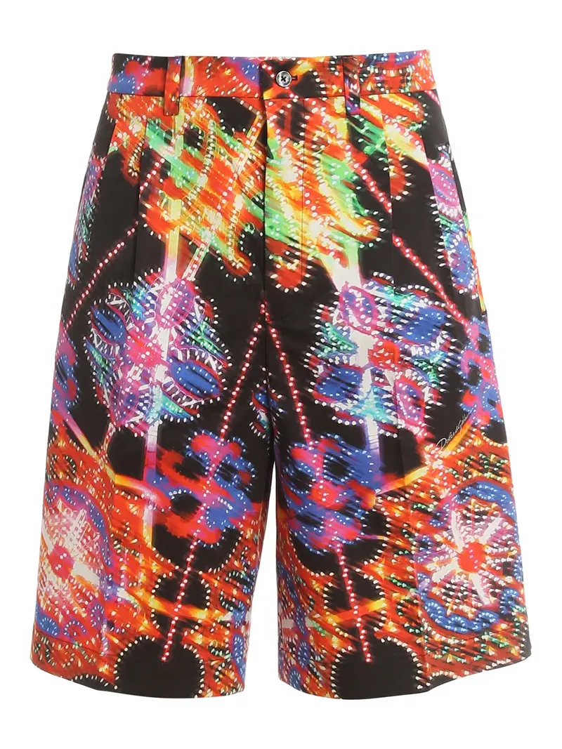 Bermuda stampati Multicolore