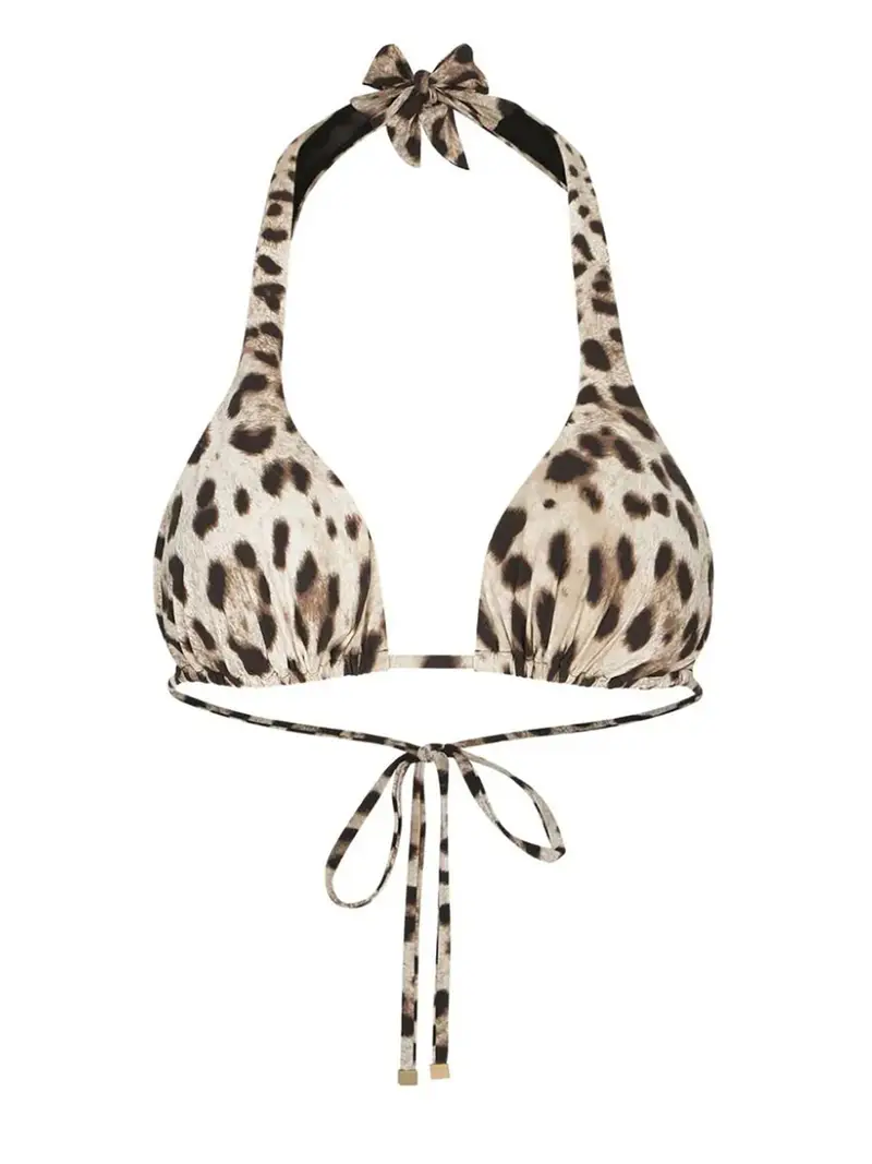 Bikini con stampa leo Animalier