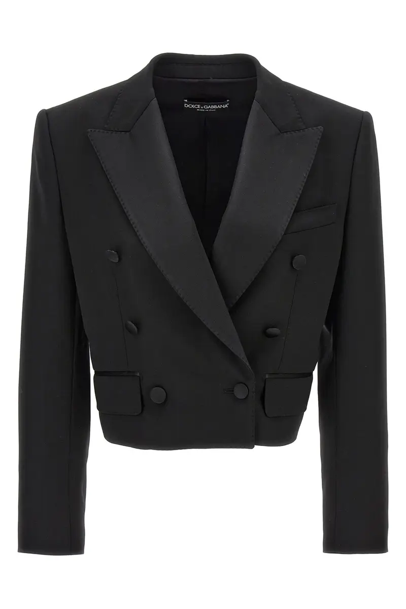 Blazer Tuxedo Corto Nero