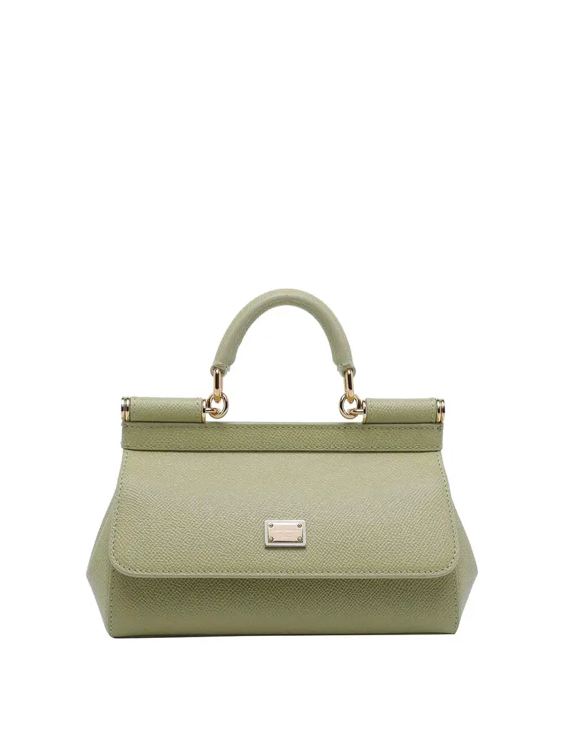 Borsa a mano piccola Sicilia Salvia Verde