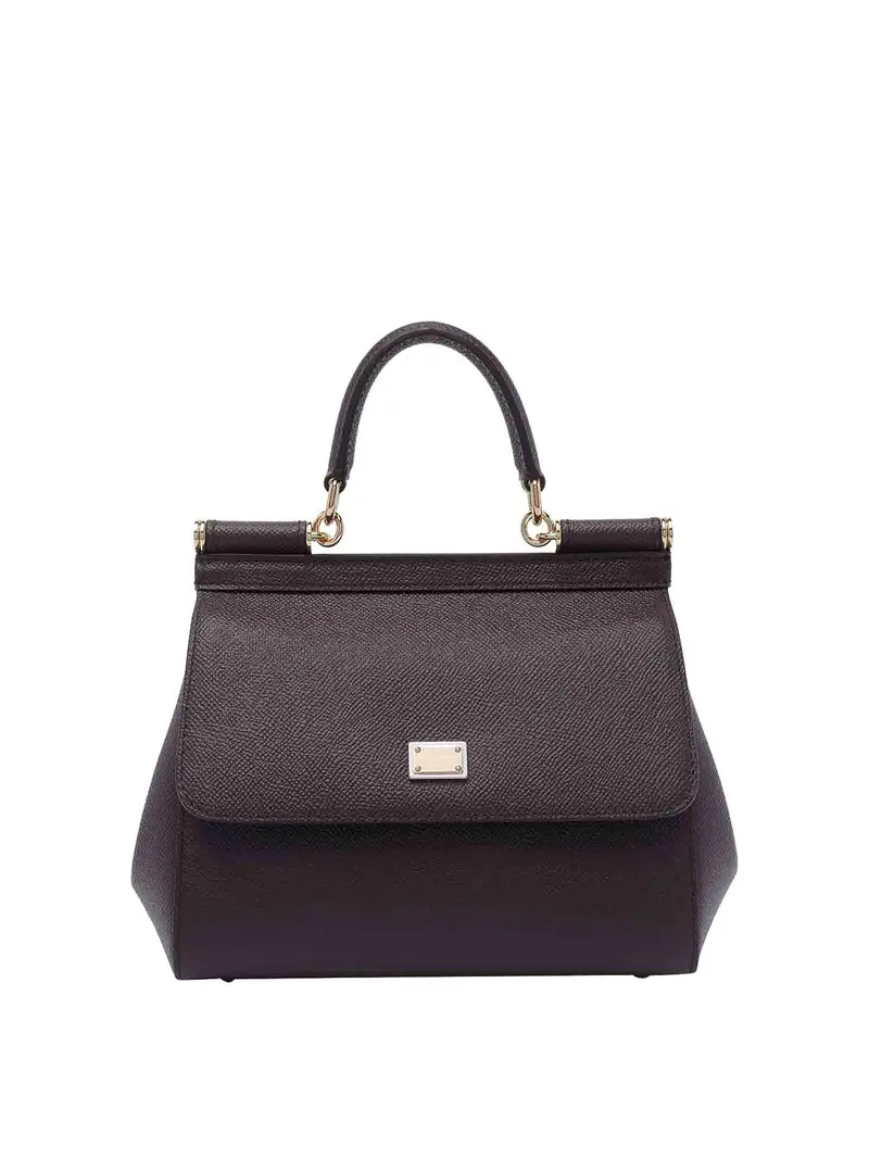 Borsa a mano siciliana media Marrone