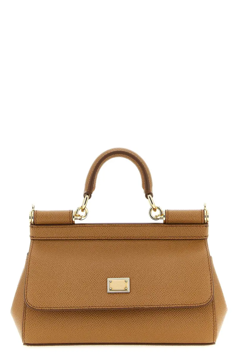Borsa A Mano Sicily Piccola Beige