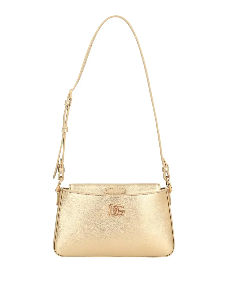 Borsa per telefono in pelle Oro