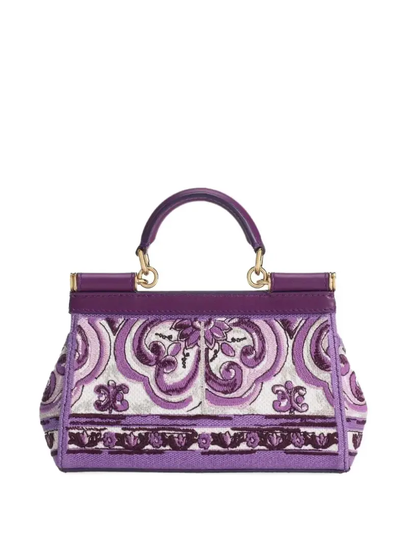 borsa sicily mini D&G VIOLA miniatura 4