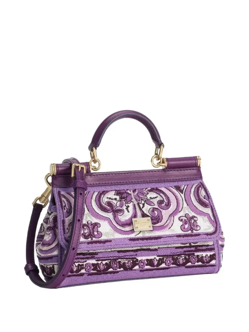 borsa sicily mini D&G VIOLA miniatura 5