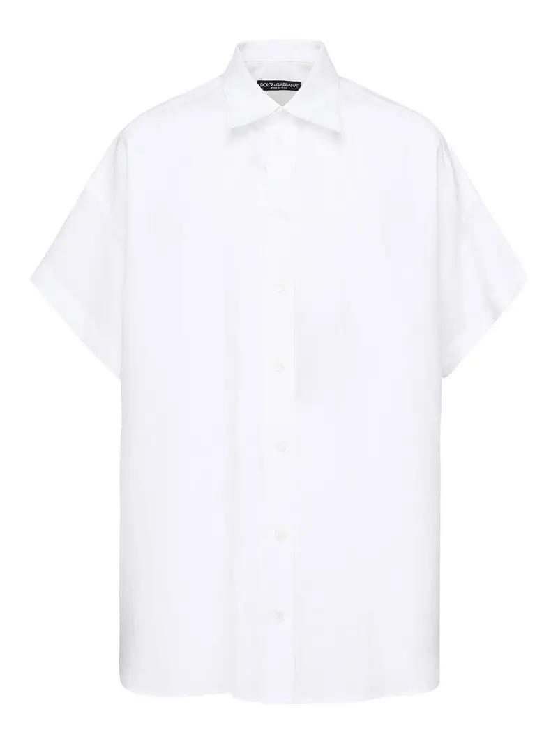 Camicia con maniche larghe Bianco