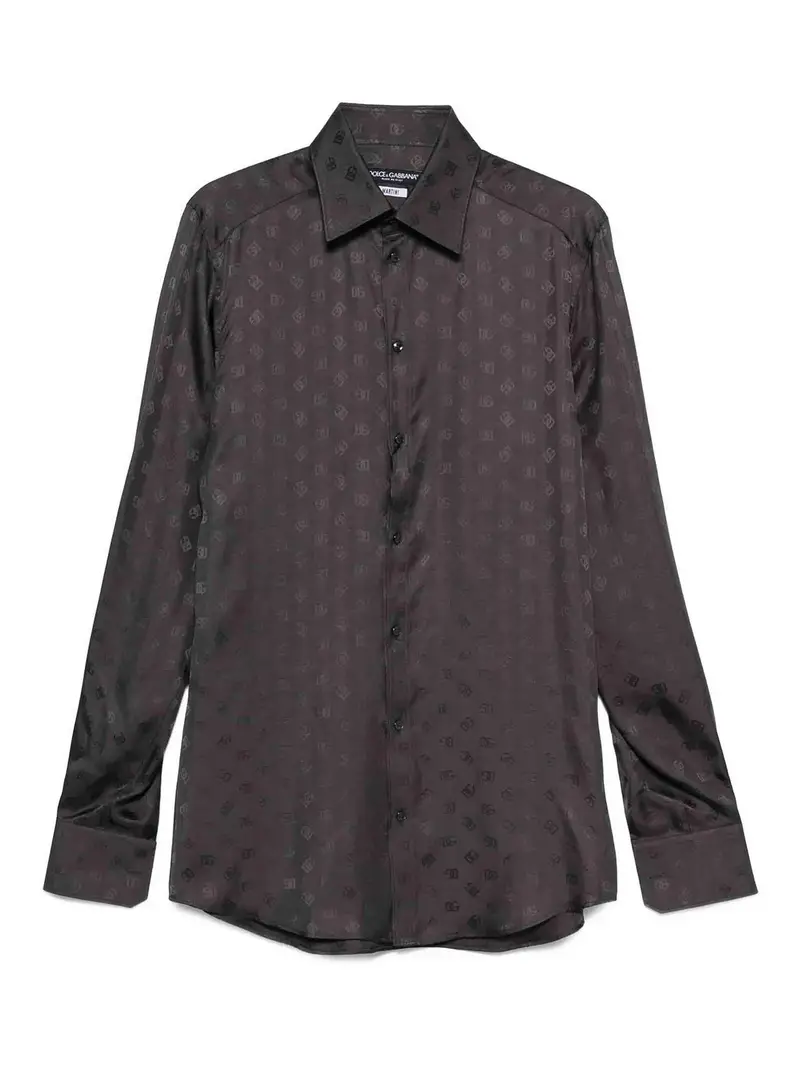 Camicia DG-logo Martini Grigio