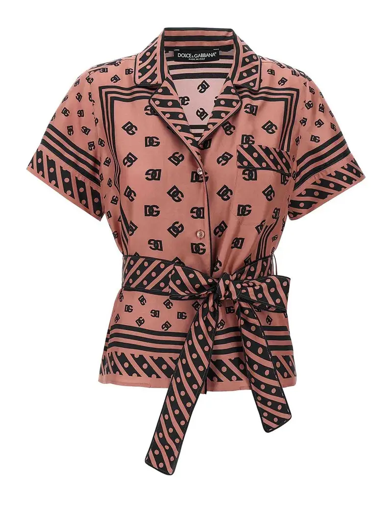 Camicia di seta Color Carne E Neutri