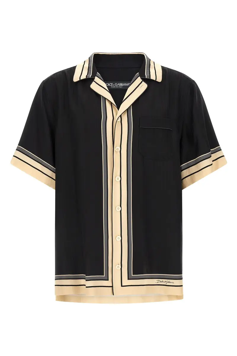 Camicia Hawaii Nero