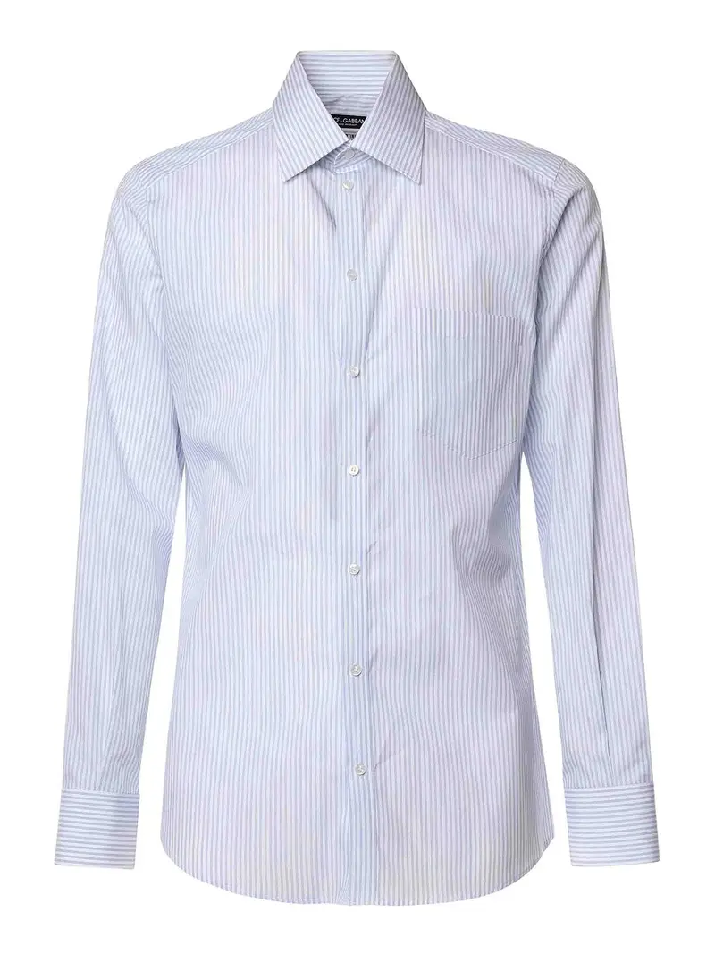 Camicia in popeline di cotone Bianco
