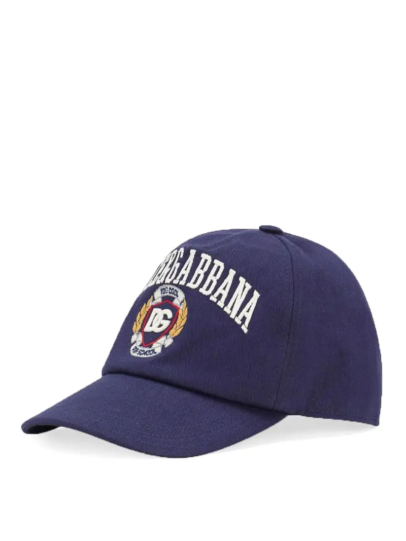 Cappello con visiera Blu