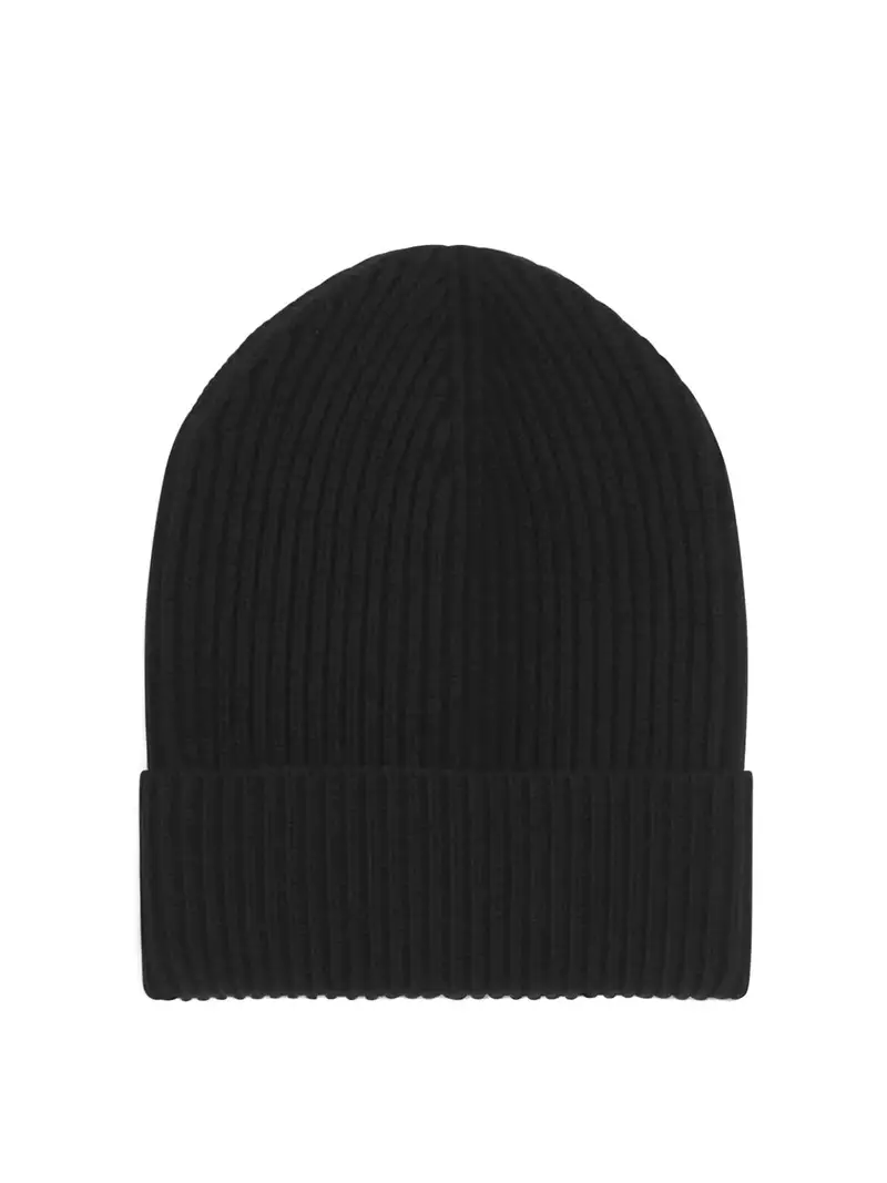 Cappello in cashmere Nero