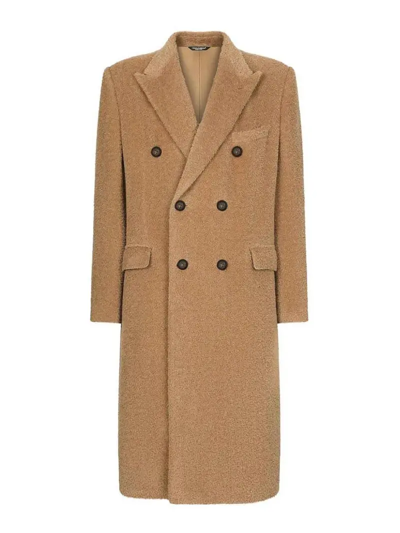 Cappotto in lana vergine Beige