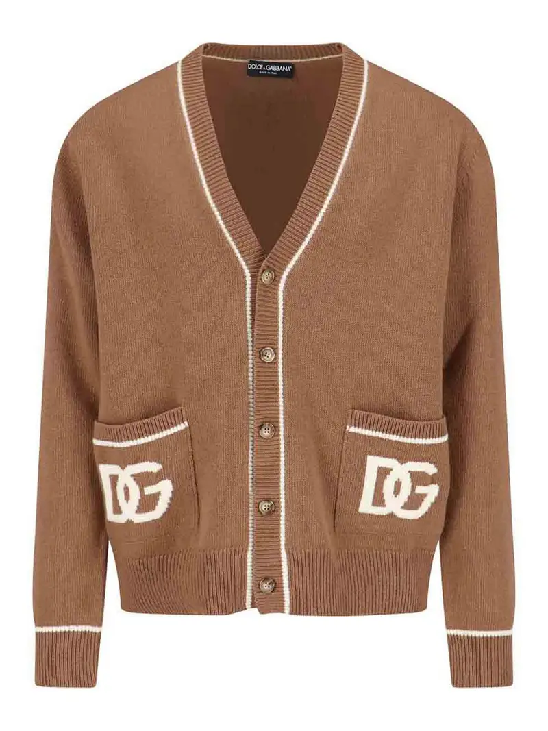 Dolce & Gabbana Cardigan Marrone 4142038