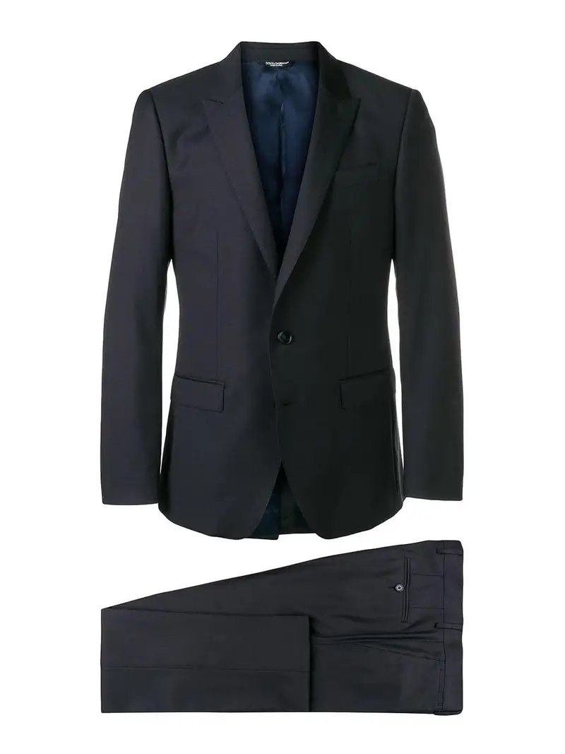 Completo monopetto Blu