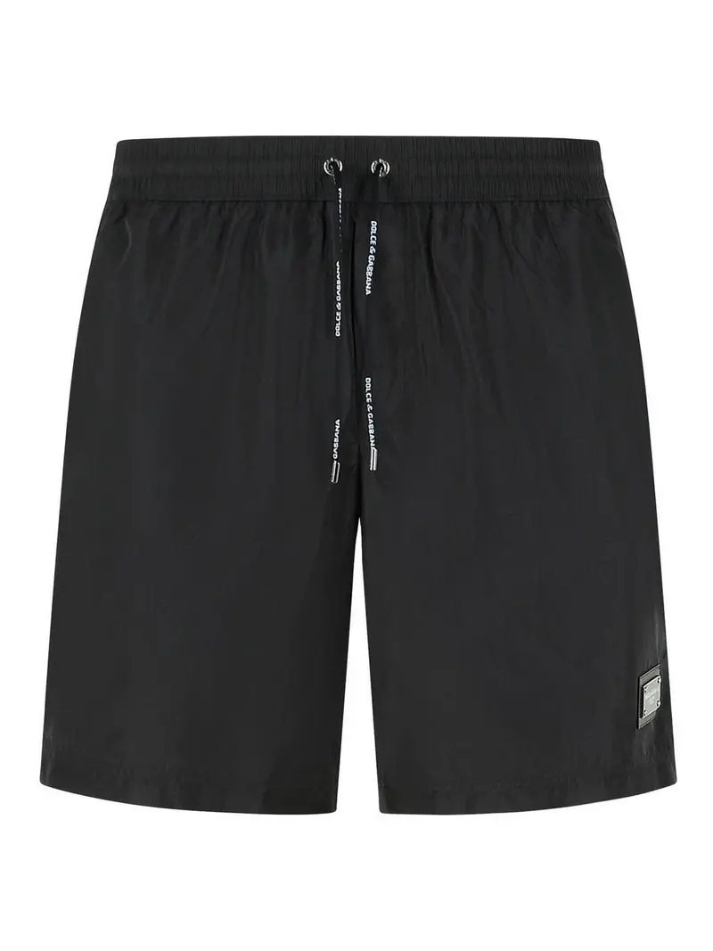 Costume da bagno in poliestere nero