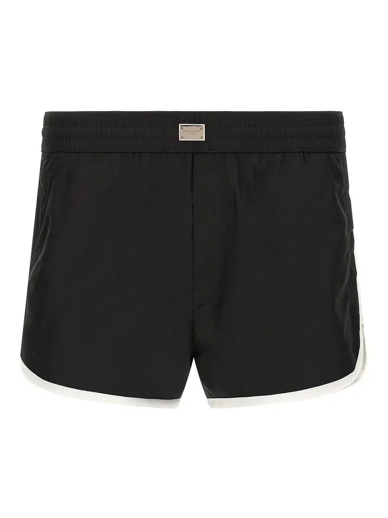 Costume da bagno logo Bianco