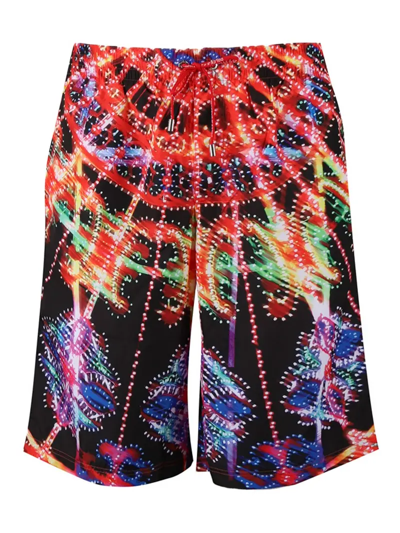 Costume intero con stampa luminarie Multicolore