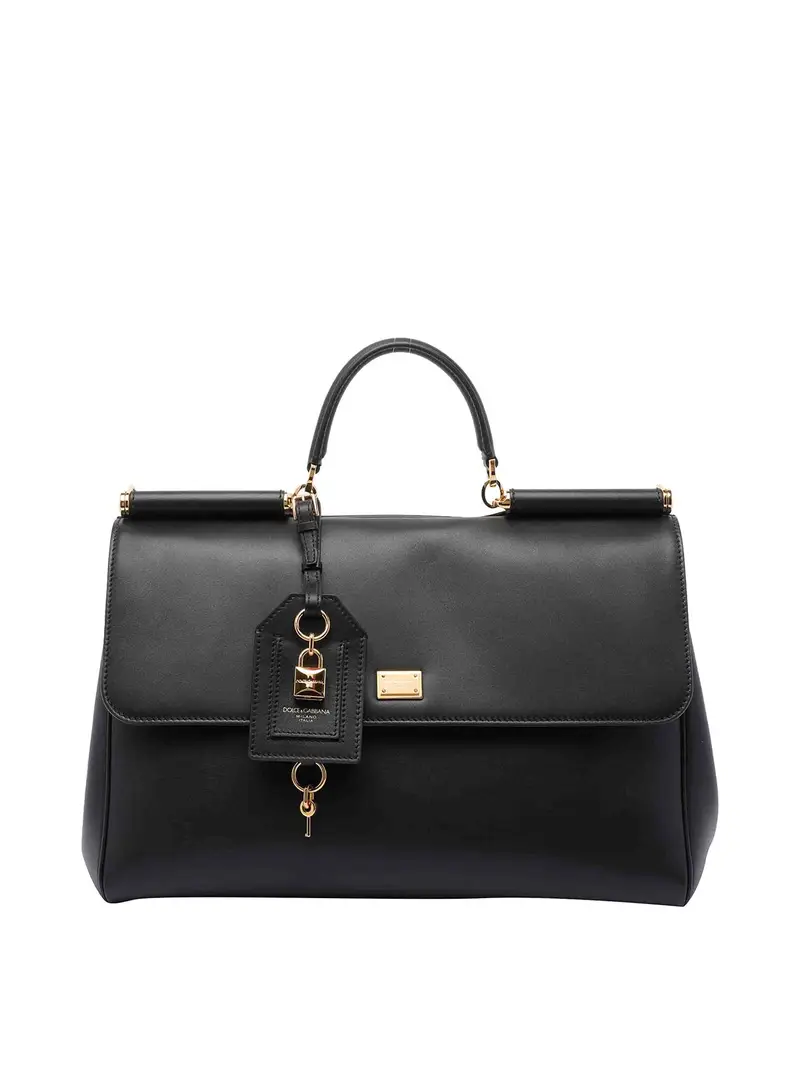 Dolce & amp Gabbana Black Mt Sicilia Borse Nero