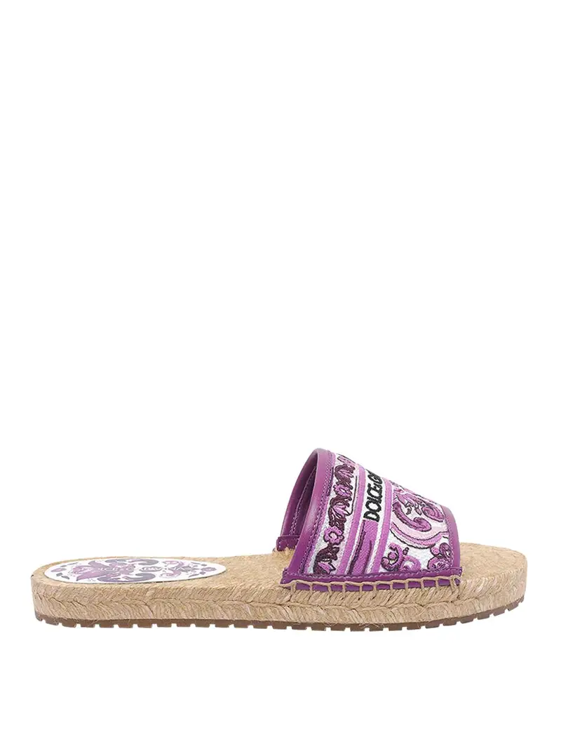 Dolce&Ampgabbana Purple Esapdrilles Viola
