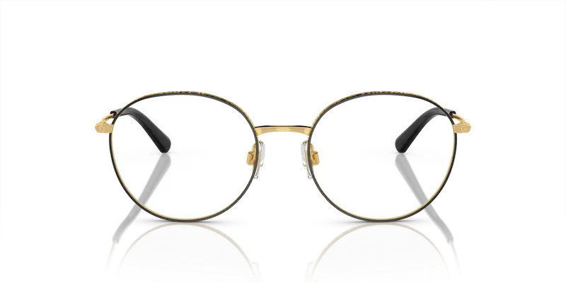 Dolce & Gabbana Donna DG1322 1334 Montature da vista Metallo Nero Trasparente Pantos Normale miniatura 2