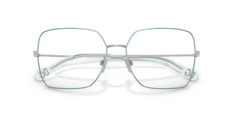 Donna DG1323 1325 Montature da vista Metallo Argento Trasparente Squadrata Normale miniatura 2