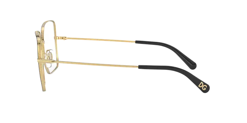 Dolce & Gabbana Donna DG1323 1334 GOLD/BLACK Montature da vista Metallo Oro Squadrata miniatura 2
