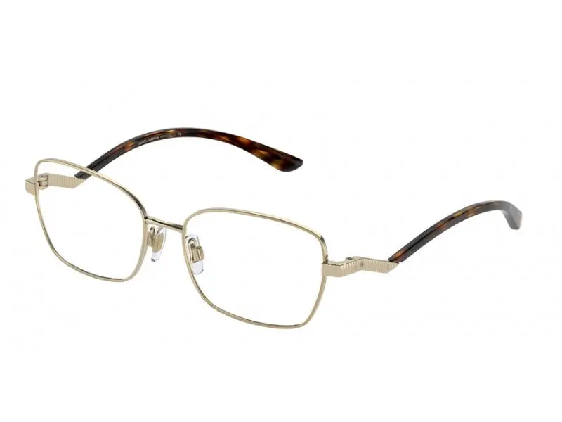 Dolce & Gabbana Donna DG1334 02 Montature da vista Metallo Oro Squadrata