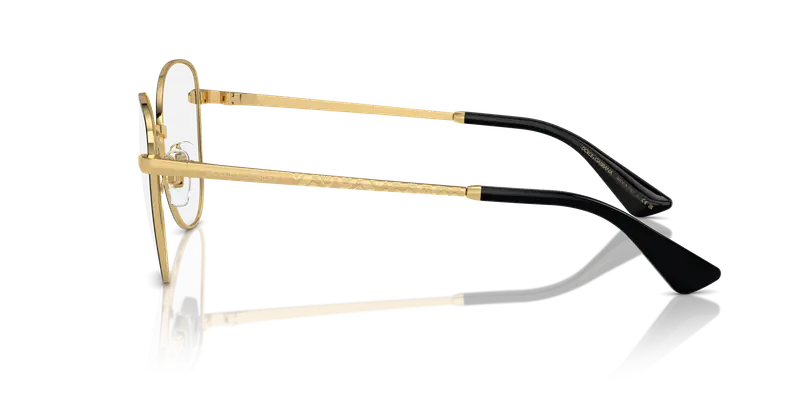 Dolce & Gabbana Donna DG1355 1334 Montature da vista Acciaio Nero Trasparente Farfalla Normale miniatura 3