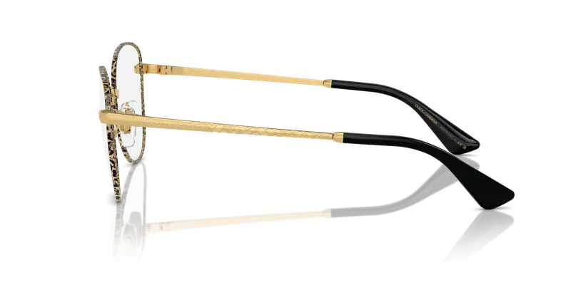 Dolce & Gabbana Donna DG1355 1364 Montature da vista Acciaio Oro Trasparente Farfalla Normale miniatura 3