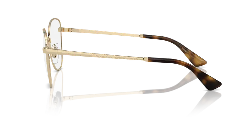 Dolce & Gabbana Donna DG1355 1365 Montature da vista Acciaio Oro Trasparente Farfalla Normale miniatura 3