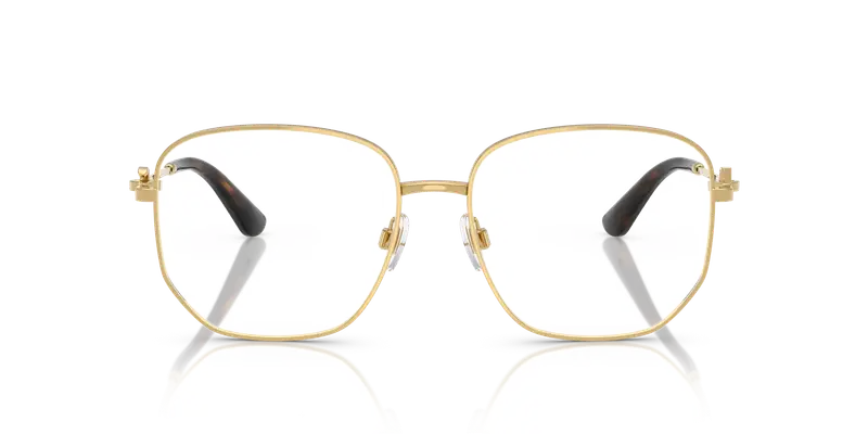 Dolce & Gabbana Donna DG1356 02 Montature da vista Acciaio Oro Trasparente Pantos Normale miniatura 2