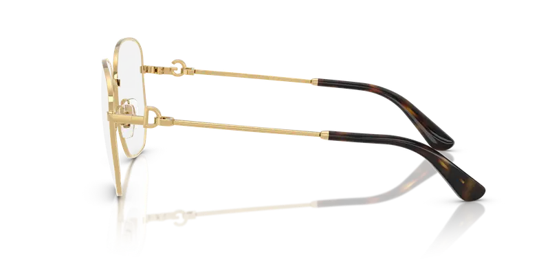 Dolce & Gabbana Donna DG1356 02 Montature da vista Acciaio Oro Trasparente Pantos Normale miniatura 3