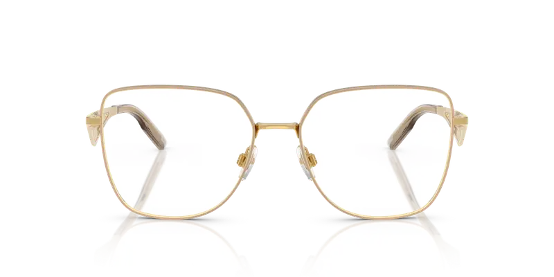 Dolce & Gabbana Donna DG1358 1366 Montature da vista Metallo Oro Trasparente Squadrata Normale miniatura 2