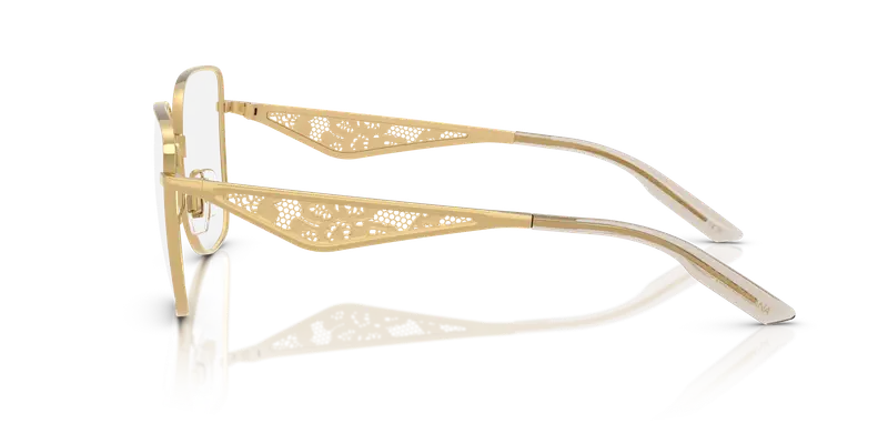 Dolce & Gabbana Donna DG1358 1366 Montature da vista Metallo Oro Trasparente Squadrata Normale miniatura 3