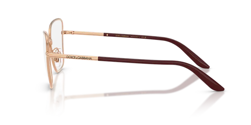 Dolce & Gabbana Donna DG1359 1298 Montature da vista Metallo Oro Trasparente Cat Eye Normale miniatura 3