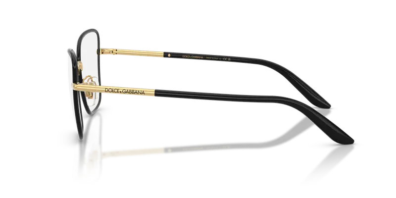 Dolce & Gabbana Donna DG1359 1334 Montature da vista Metallo Nero Trasparente Cat Eye Normale miniatura 3